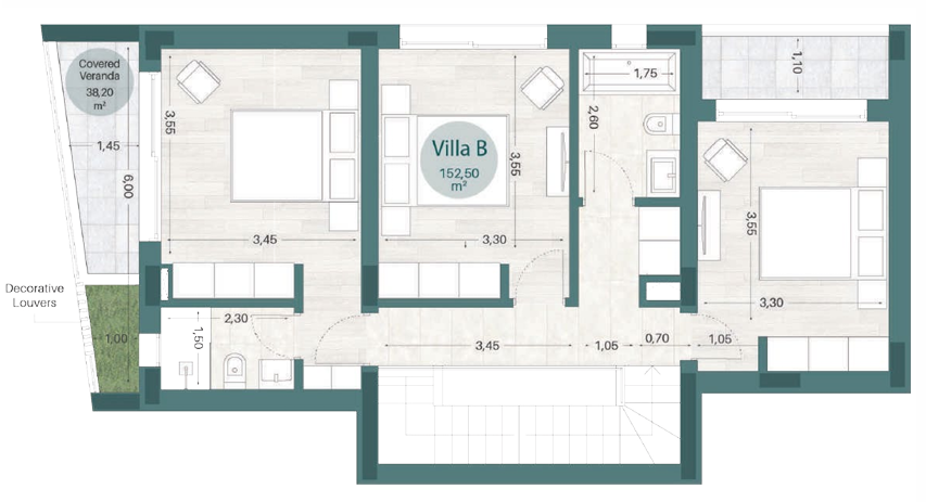 Вилла в Лимасоле, Кипр, 152 м² - фото 9