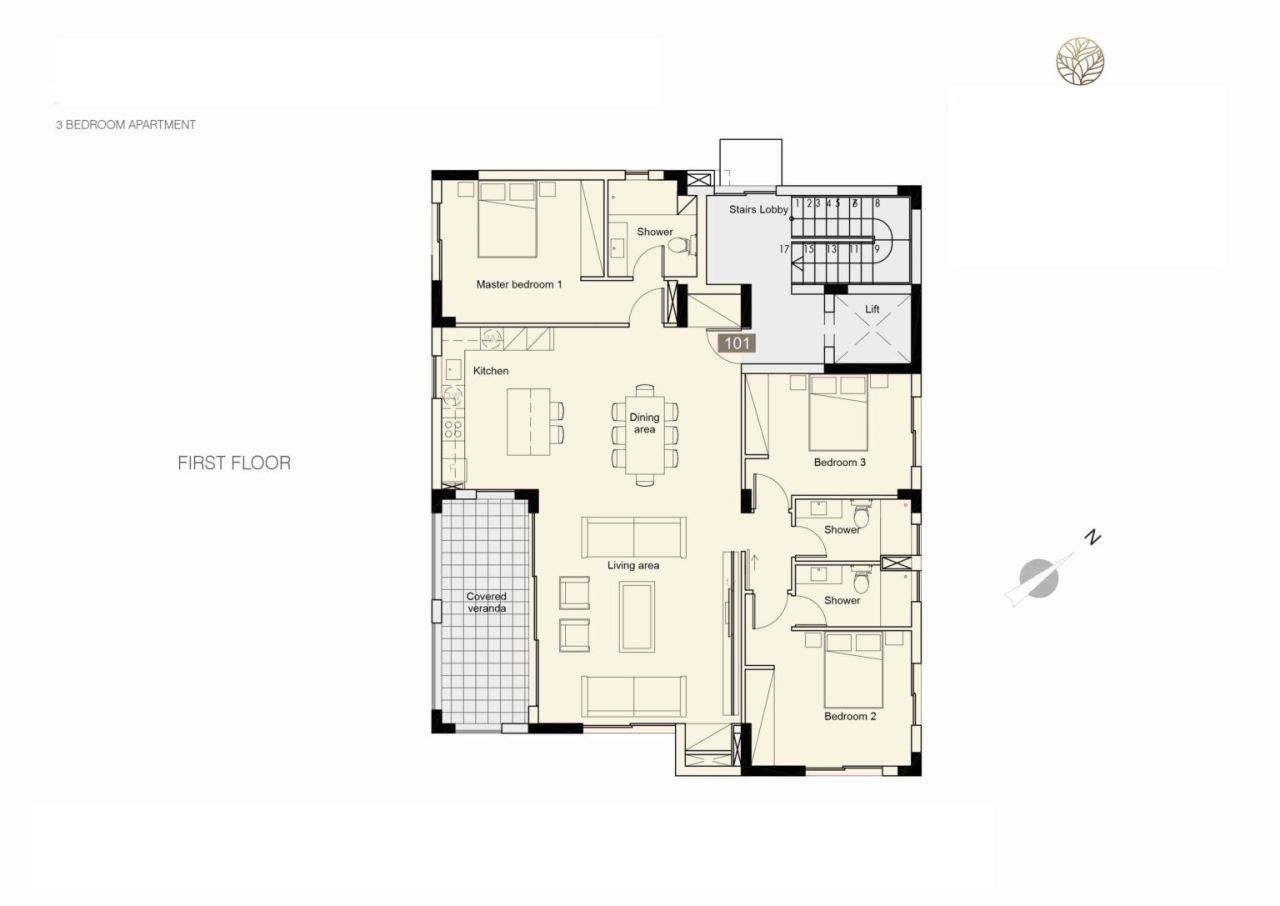 Квартира в Пафосе, Кипр, 135 м² - фото 10