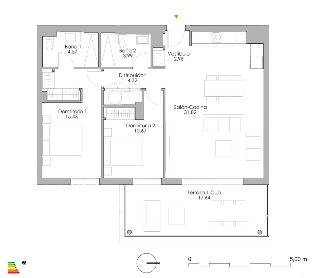 Апартаменты на Коста-дель-Соль, Испания, 93 м² - фото 9