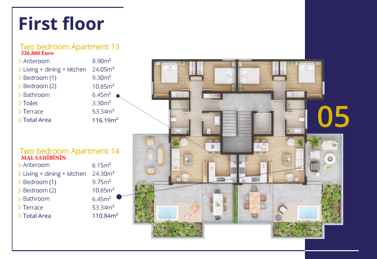 Квартира в Улцине, Черногория, 84 м² - фото 8