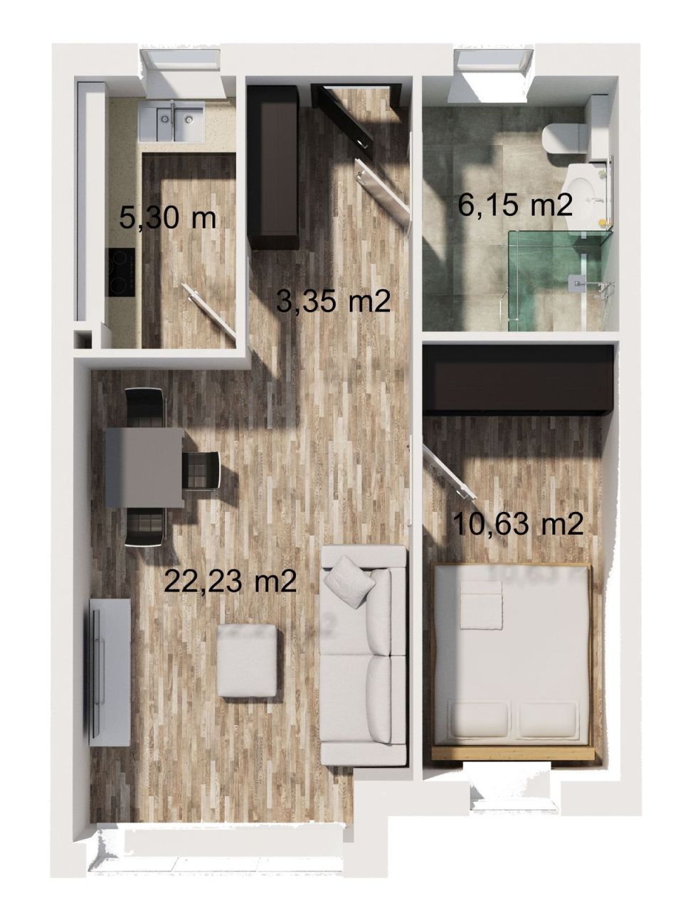 Квартира в Крефельде, Германия, 110.37 м² - фото 17