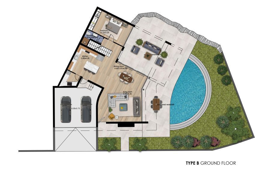 Вилла в Пафосе, Кипр, 204 м² - фото 5