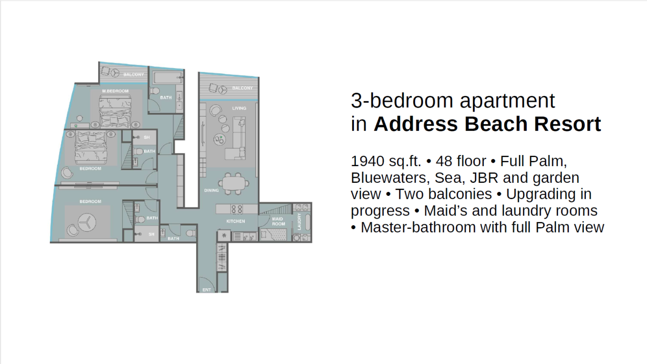 Квартира в Дубае, ОАЭ, 180 м² - фото 11