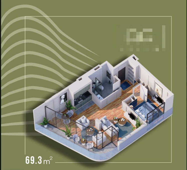 Mieszkanie 1 pokój 646 m² Kvariati, Gruzja