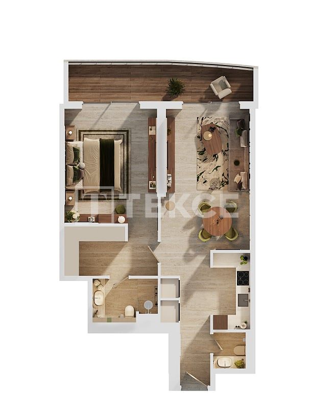 Апартаменты в Дубае, ОАЭ, 128 м² - фото 12