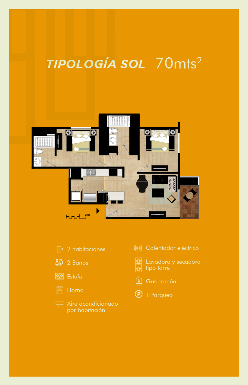 Апартаменты в Пунта-Кана, Доминиканская Республика, 50 м² - фото 12