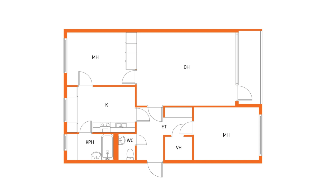 Квартира в Савонлинне, Финляндия, 77.5 м² - фото 2