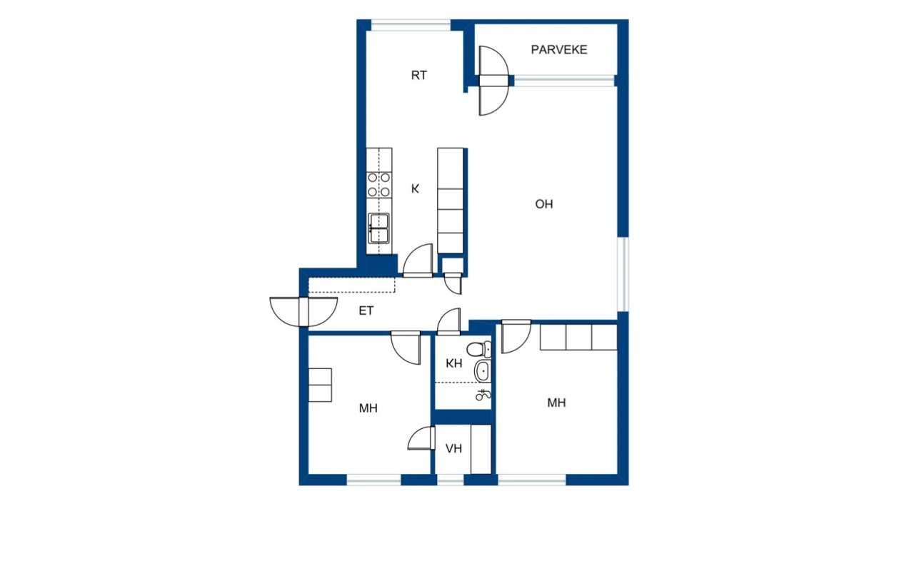 Квартира в Лиекса, Финляндия, 69.4 м² - фото 2
