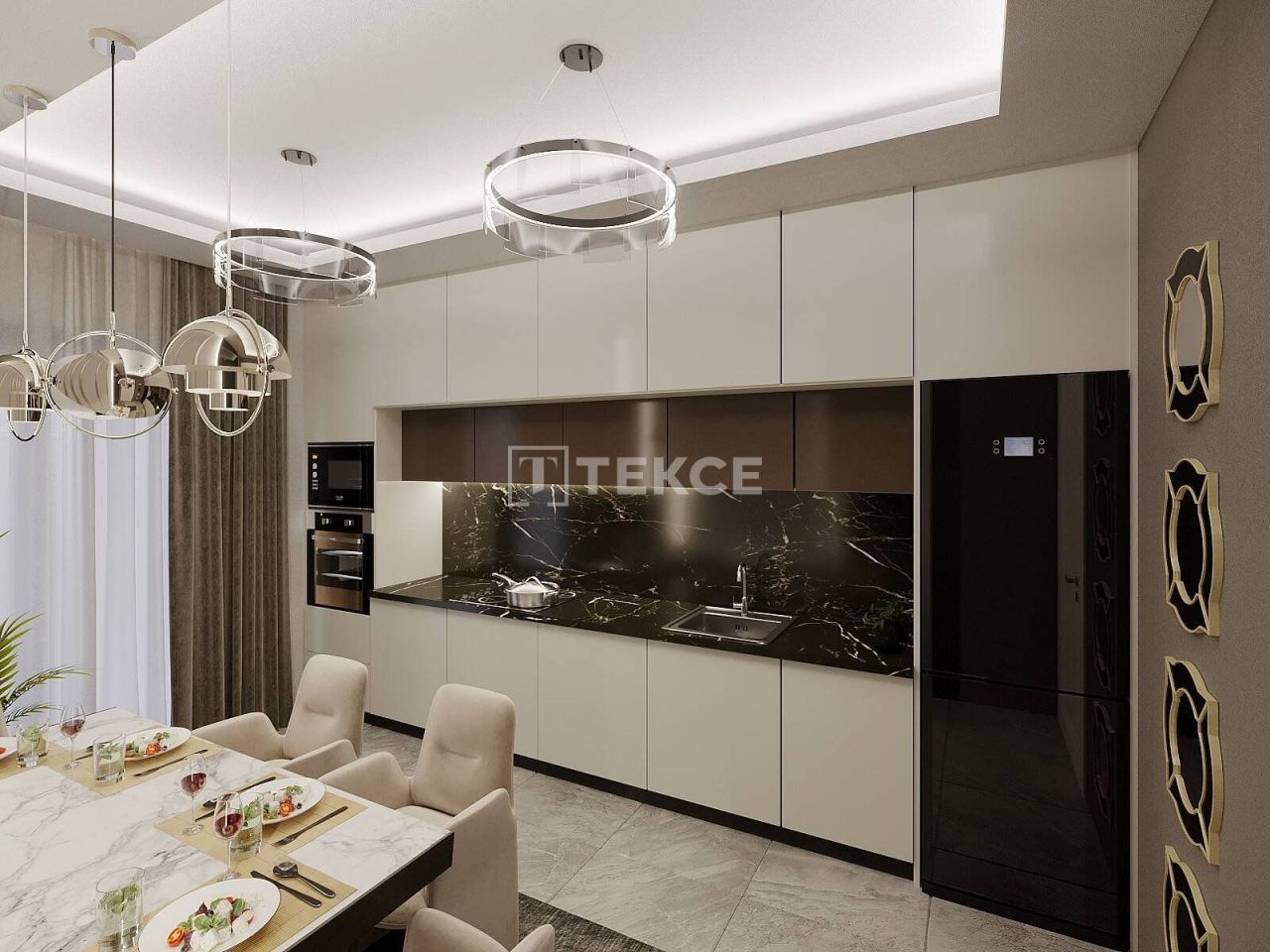 Апартаменты в Газипаше, Турция, 107 м² - фото 13