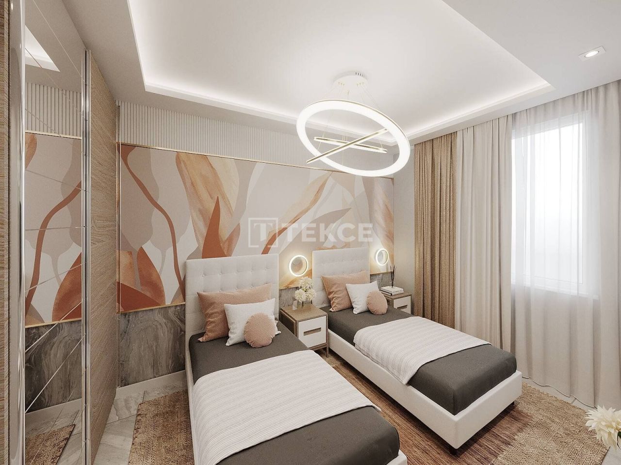 Апартаменты в Газипаше, Турция, 55 м² - фото 17