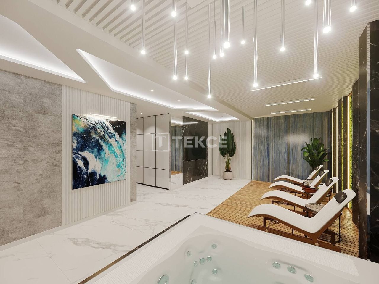 Апартаменты в Газипаше, Турция, 55 м² - фото 19