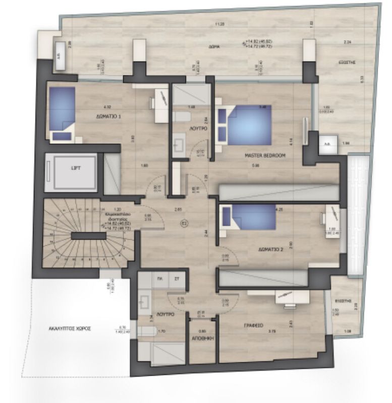 Квартира в Салониках, Греция, 205 м² - фото 5