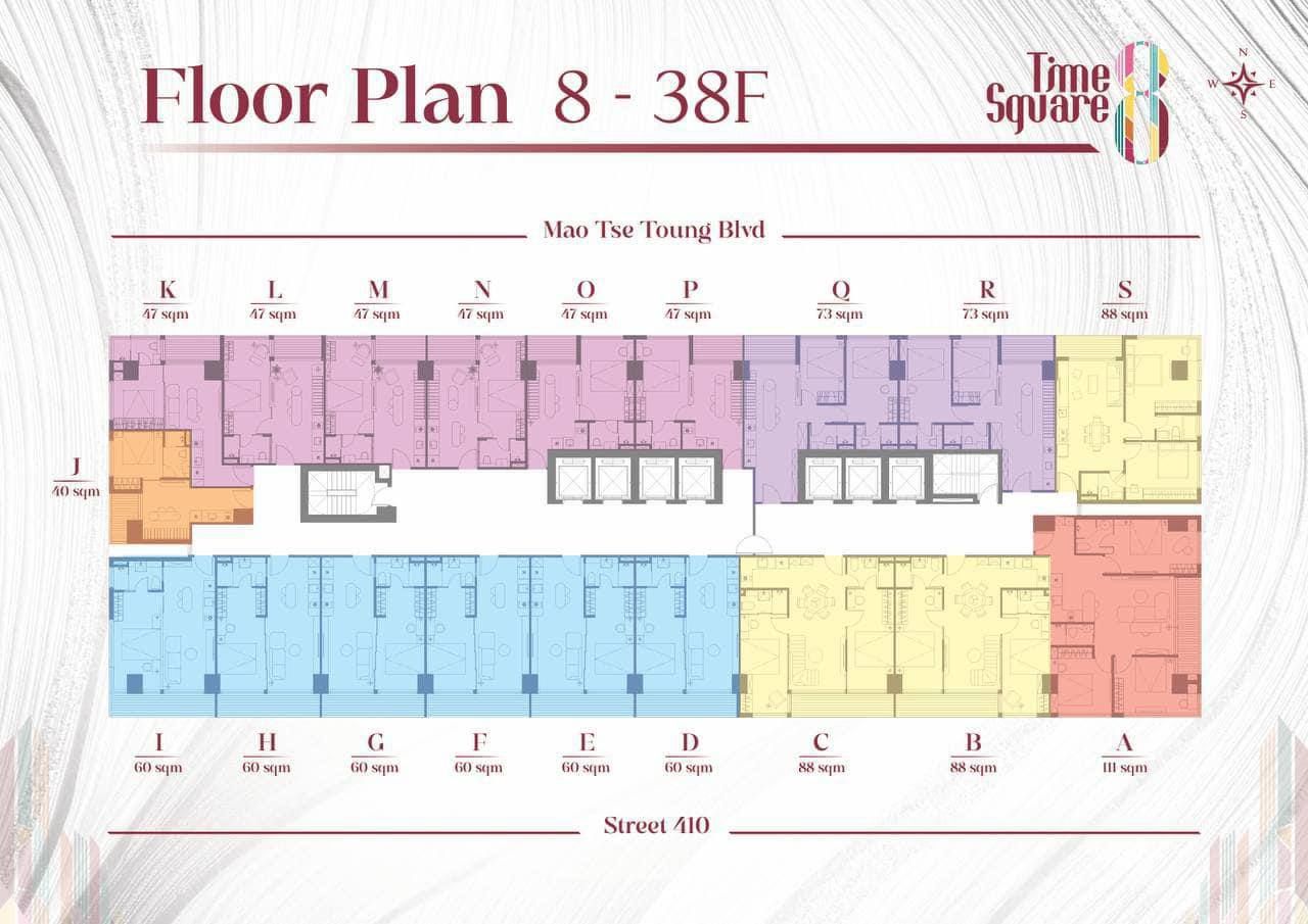 Апартаменты в Пномпене, Камбоджа, 47 м² - фото 18