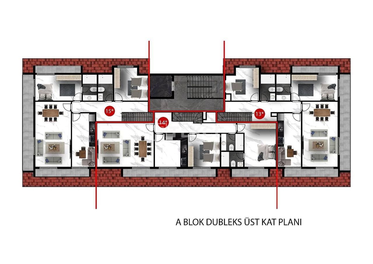 Апартаменты в Алании, Турция, 71 м² - фото 19