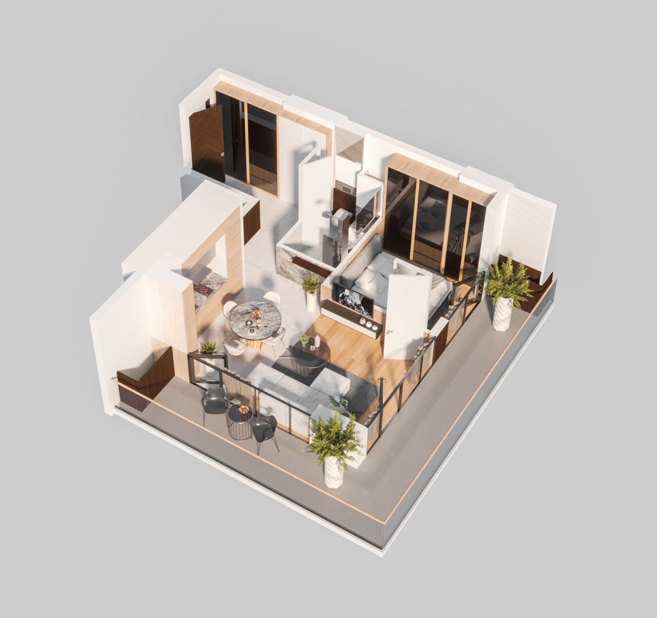 Апартаменты в Батуми, Грузия, 40 м² - фото 2