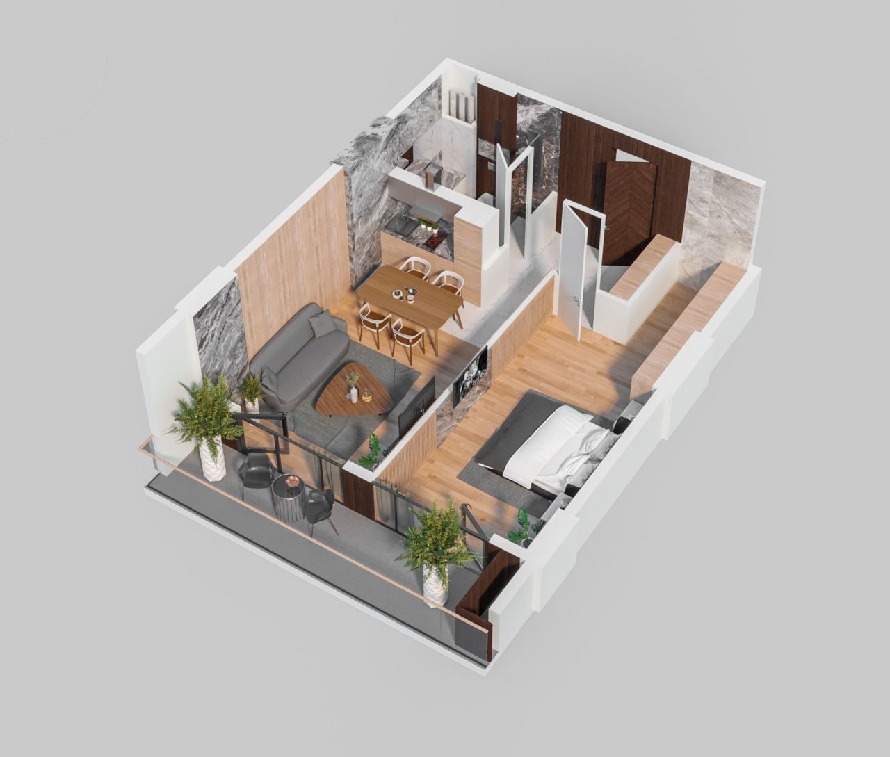 Апартаменты в Батуми, Грузия, 40 м² - фото 3