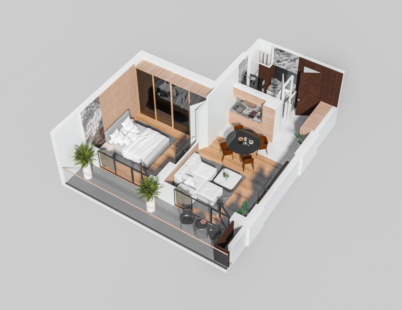 Апартаменты в Батуми, Грузия, 40 м² - фото 4