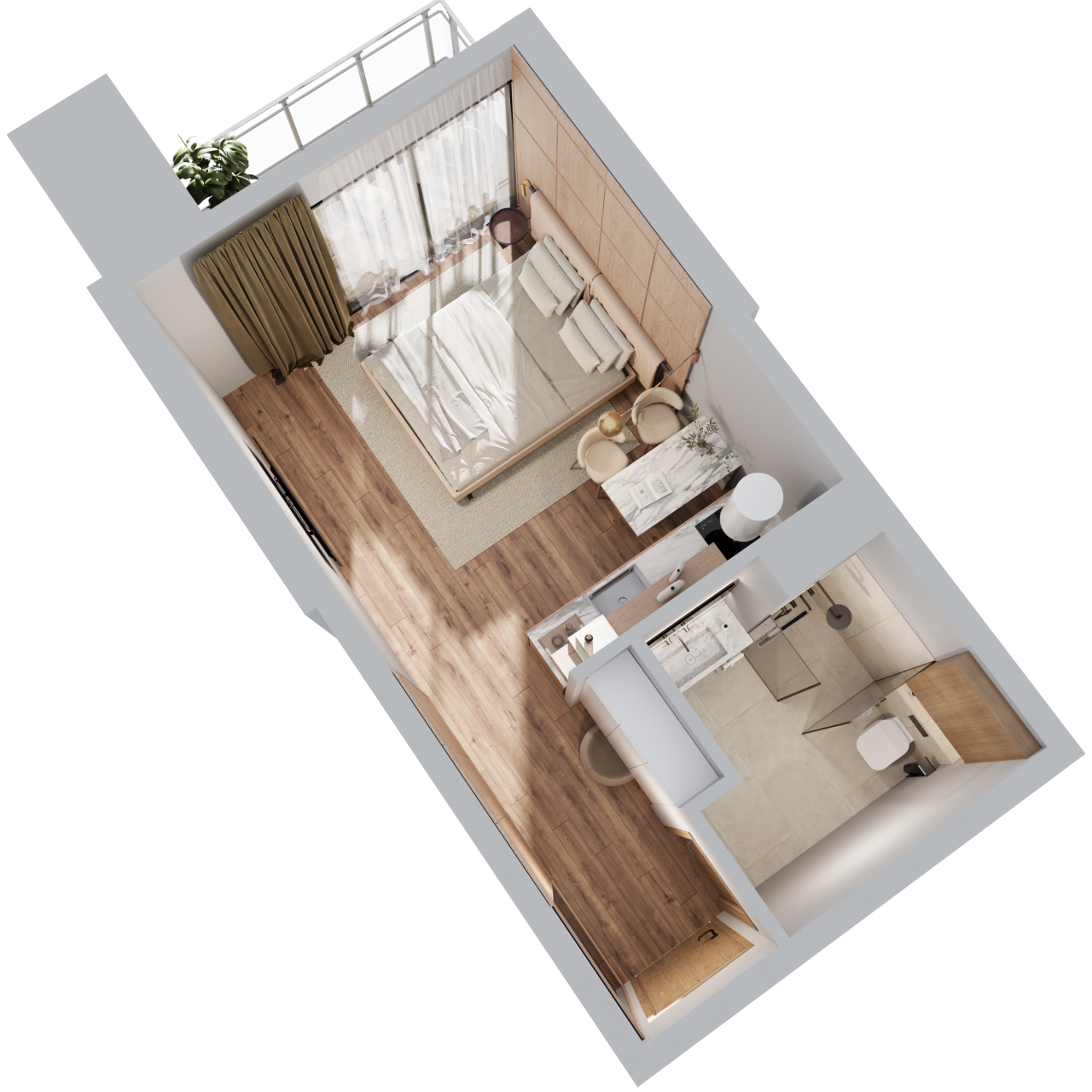 Апартаменты в Батуми, Грузия, 31.1 м² - фото 5