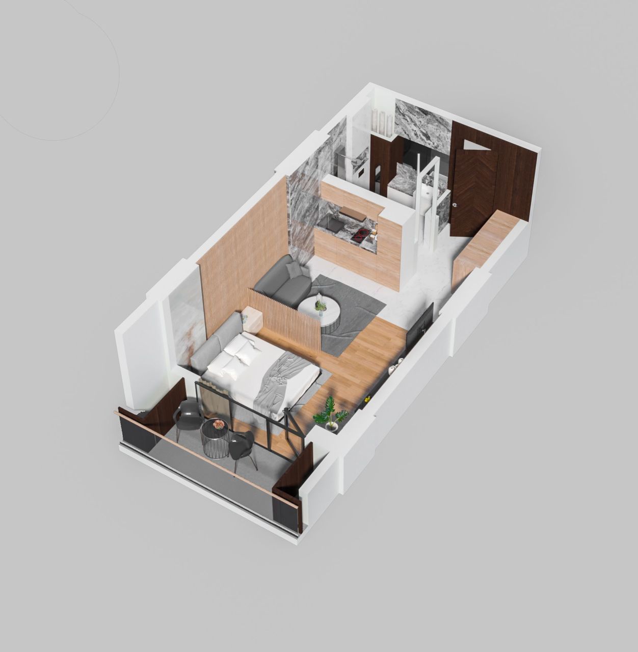 Апартаменты в Батуми, Грузия, 40 м² - фото 5