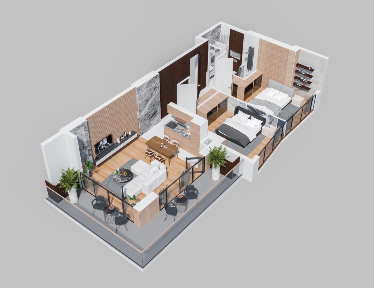 Апартаменты в Батуми, Грузия, 40 м² - фото 7