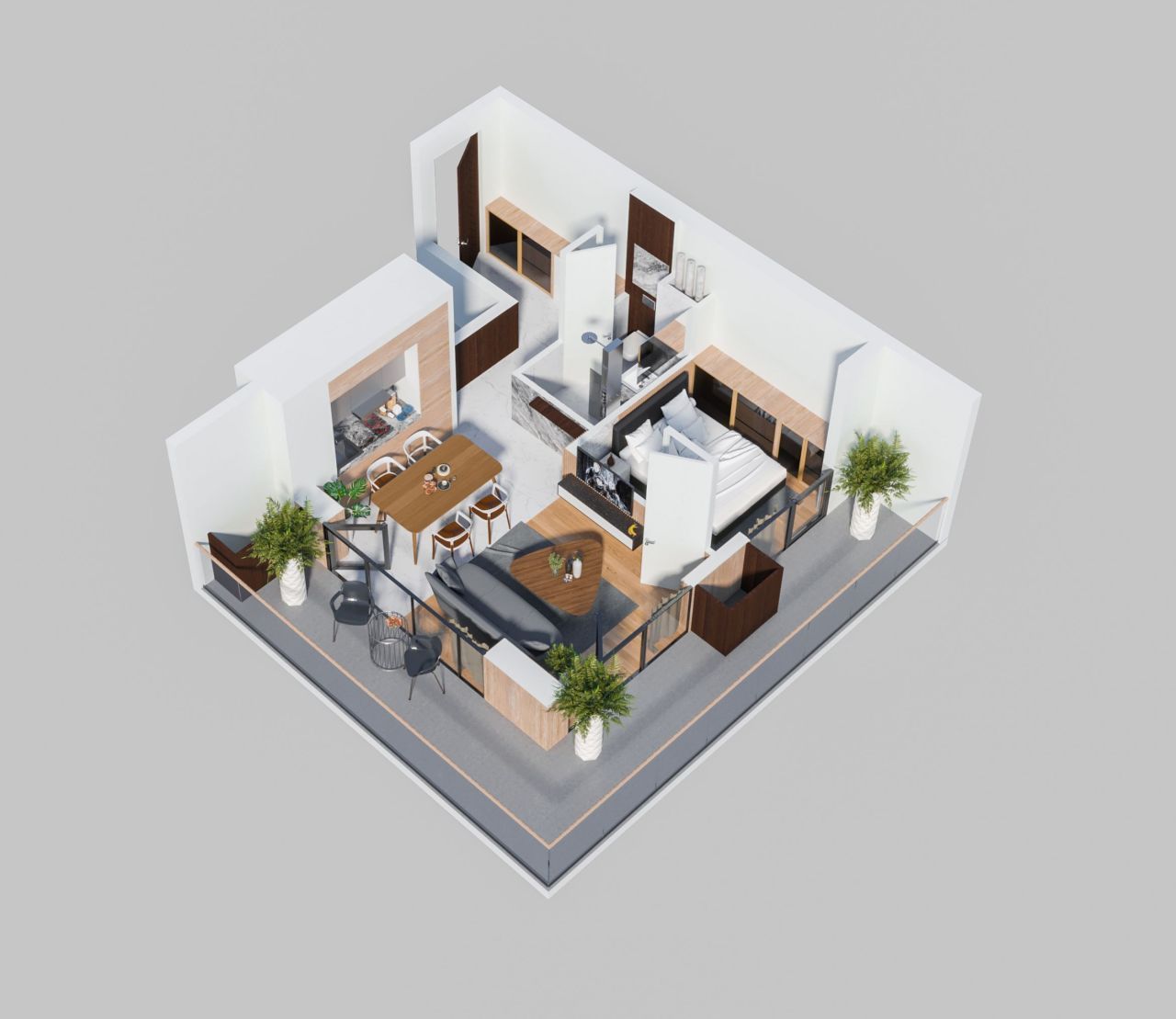 Апартаменты в Батуми, Грузия, 40 м² - фото 8