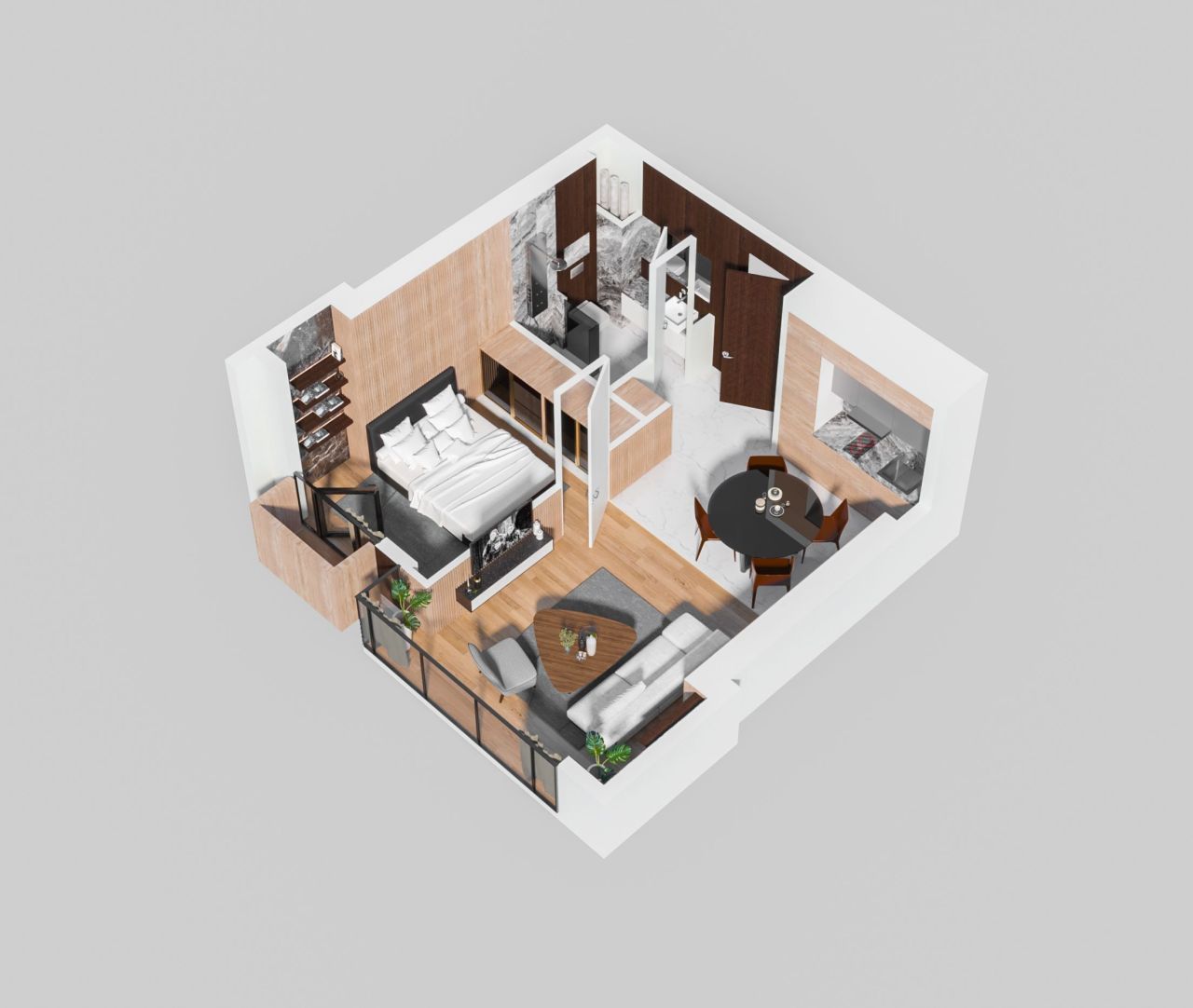 Апартаменты в Батуми, Грузия, 40 м² - фото 9