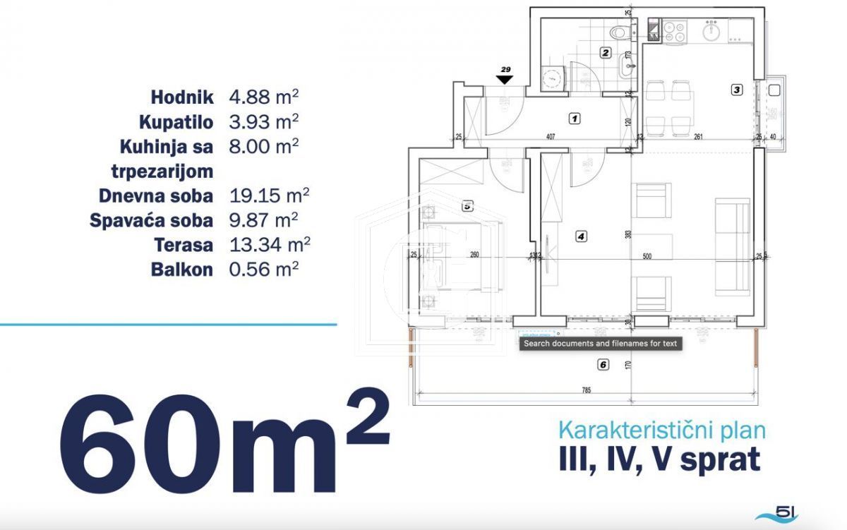 Апартаменты в Бечичи, Черногория, 60 м² - фото 12