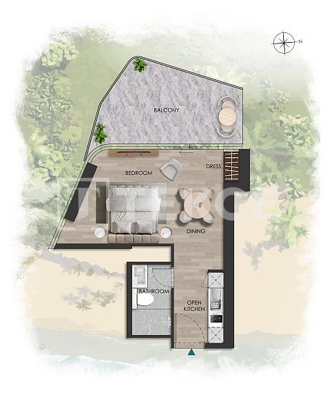 Апартаменты Остров Аль-Марджан, ОАЭ, 148 м² - фото 18