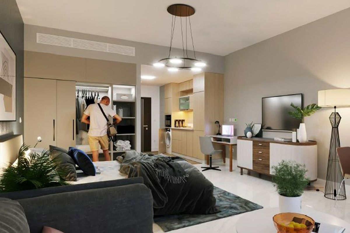 Квартира в Абу-Даби, ОАЭ, 34 м² - фото 2