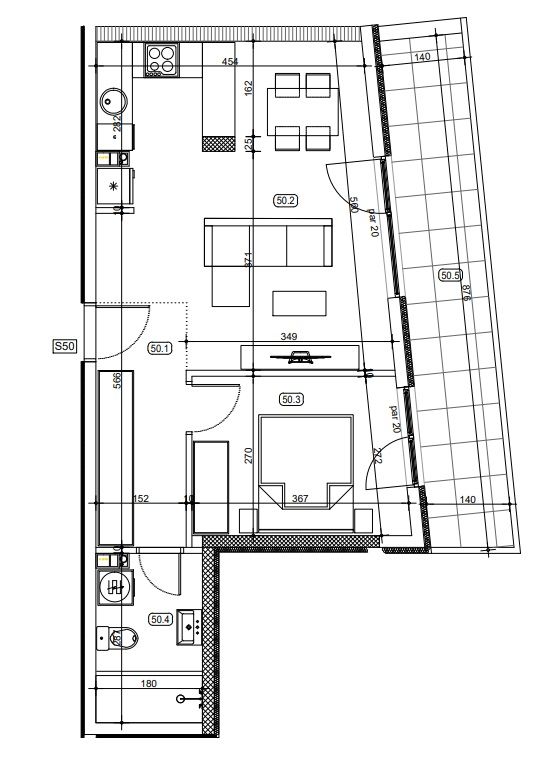 Квартира в Белграде, Сербия, 44 м² - фото 7