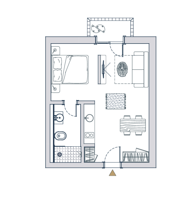 Квартира в Колашине, Черногория, 36 м² - фото 11