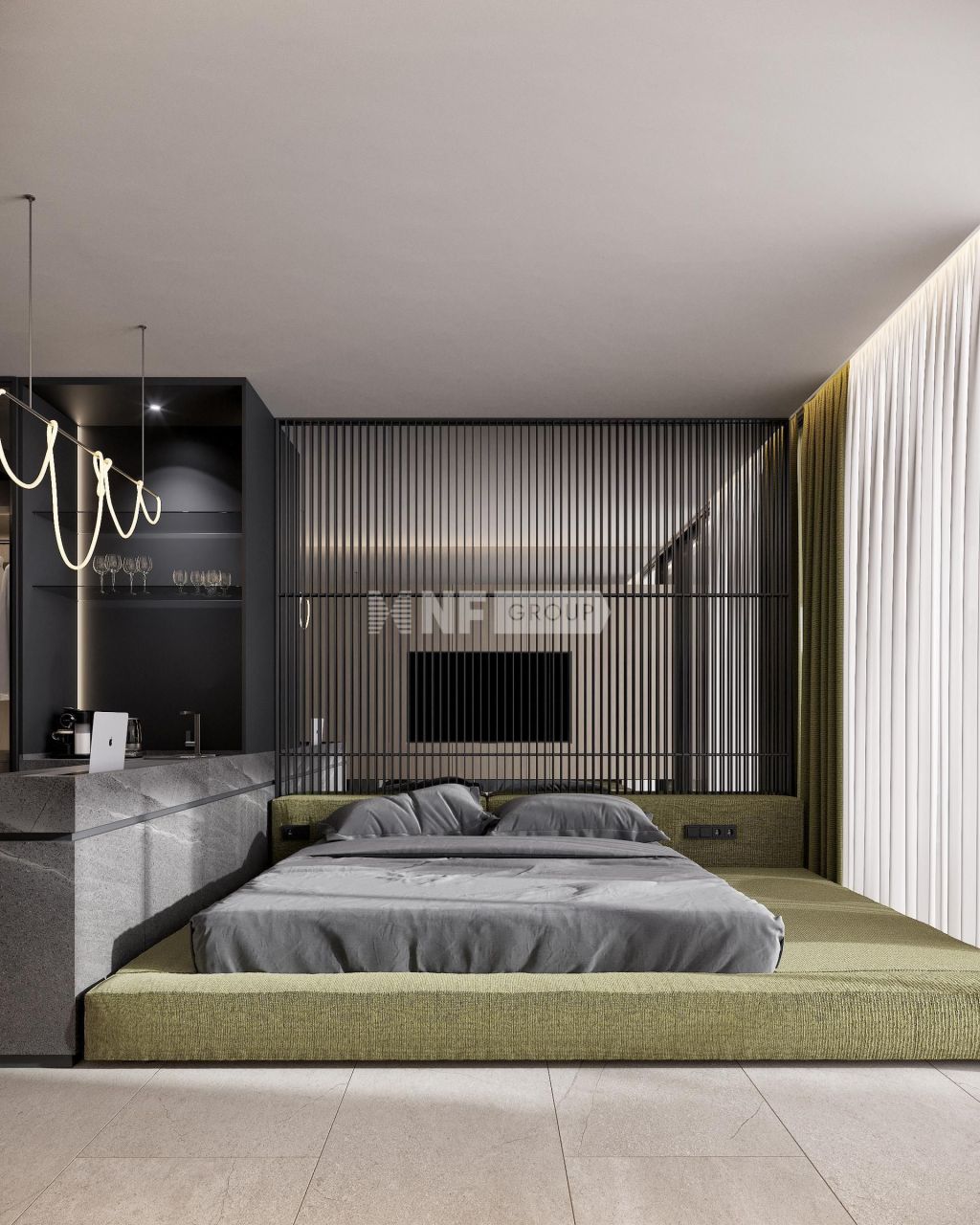 Апартаменты Бату Болонг, Индонезия, 39.7 м² - фото 5