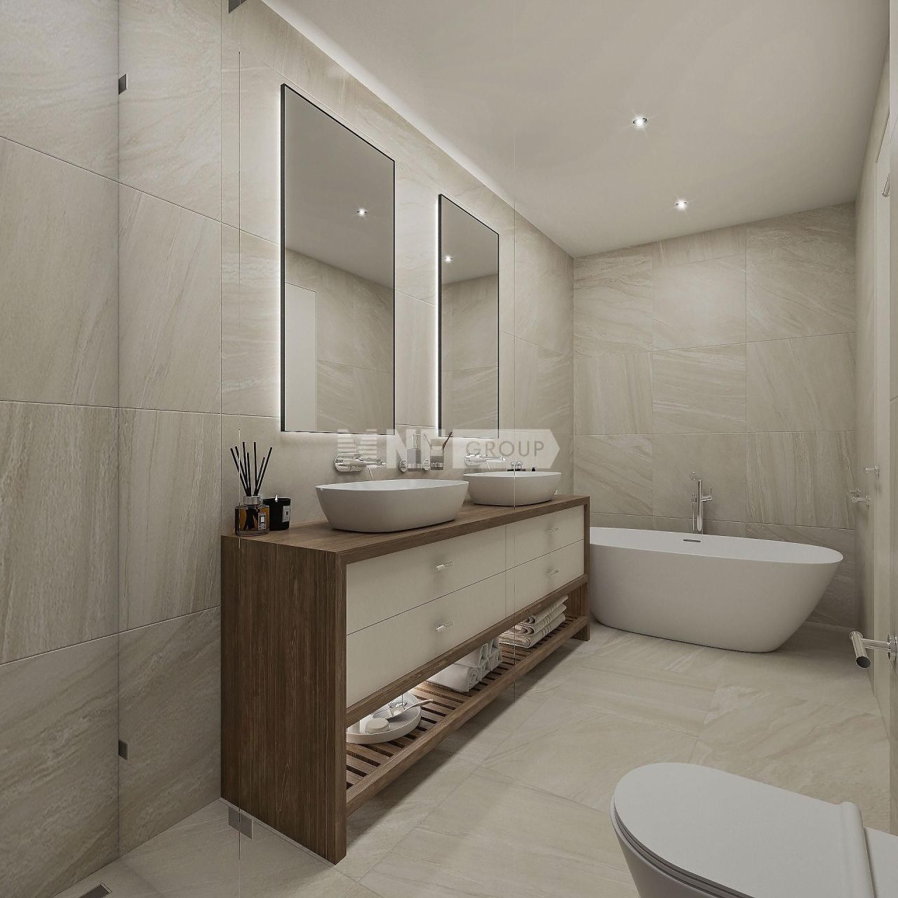 Таунхаус на полуострове Луштица, Черногория, 217 м² - фото 11