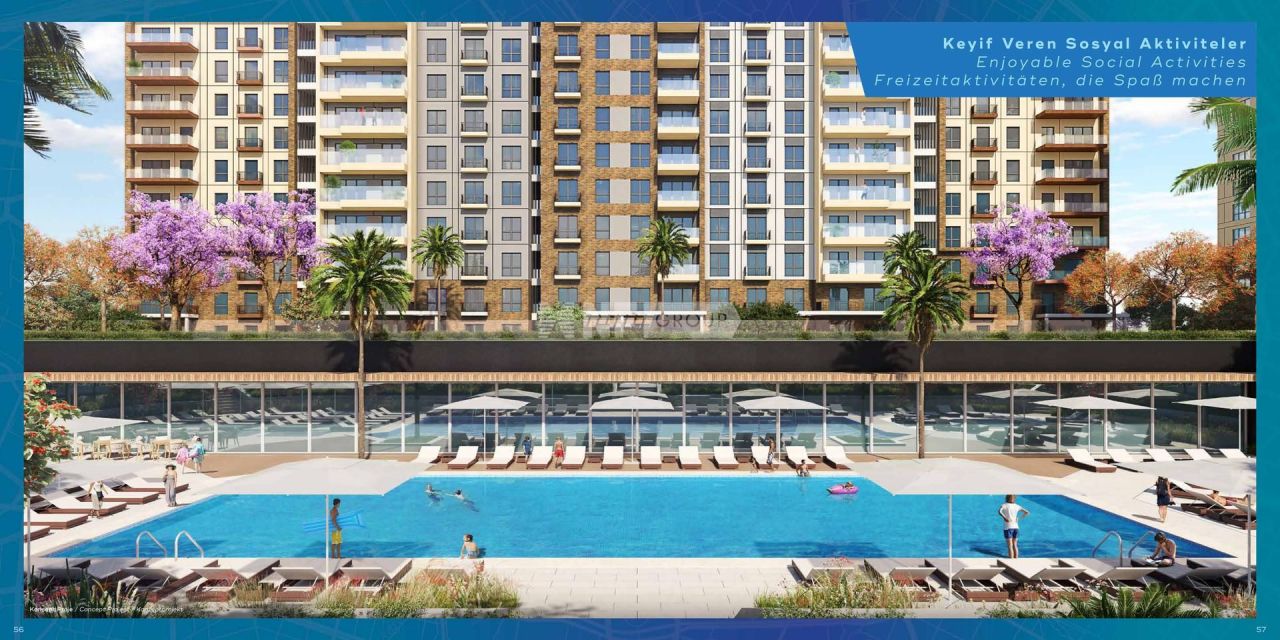 Квартира в Анталии, Турция, 49 м² - фото 8