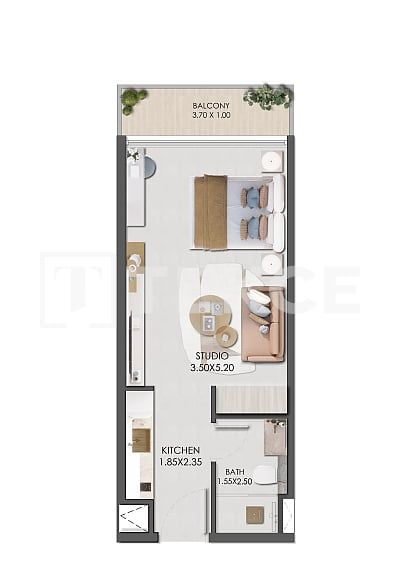 Апартаменты в Дубае, ОАЭ, 35 м² - фото 15