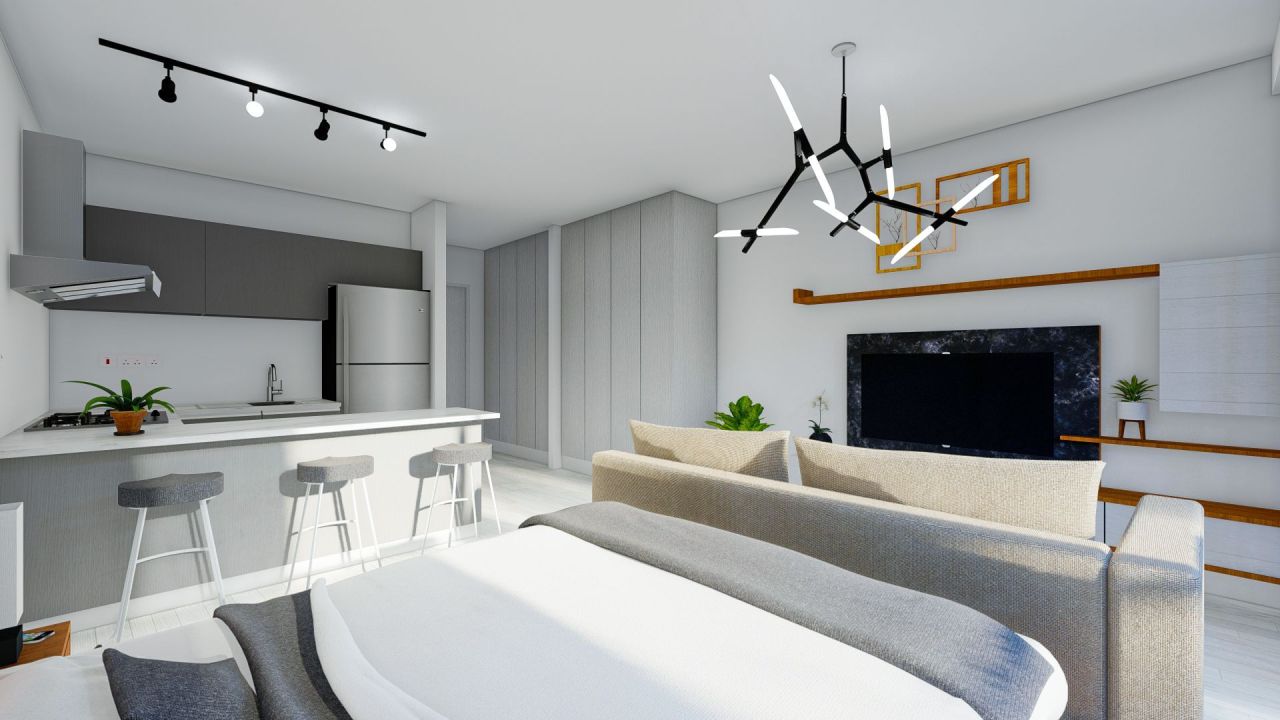 Апартаменты в Фамагусте, Кипр, 38 м² - фото 3