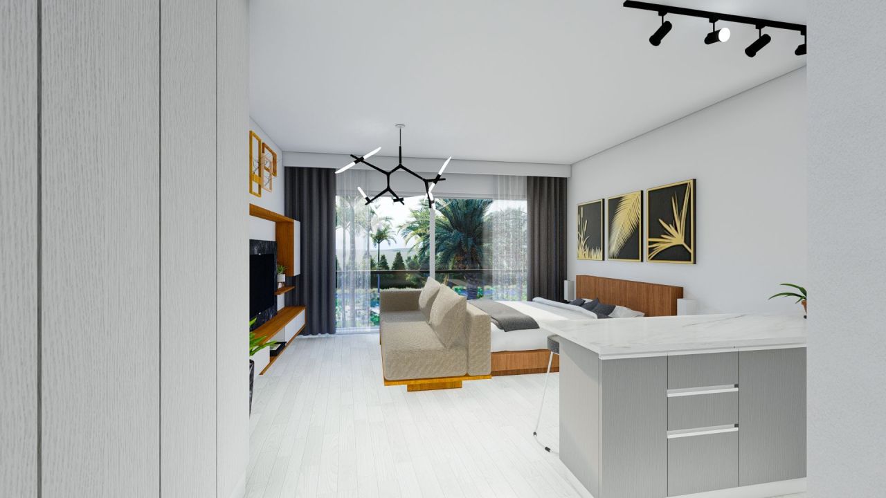 Апартаменты в Фамагусте, Кипр, 38 м² - фото 5