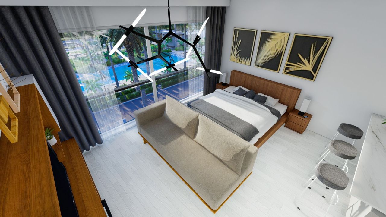 Апартаменты в Фамагусте, Кипр, 38 м² - фото 6