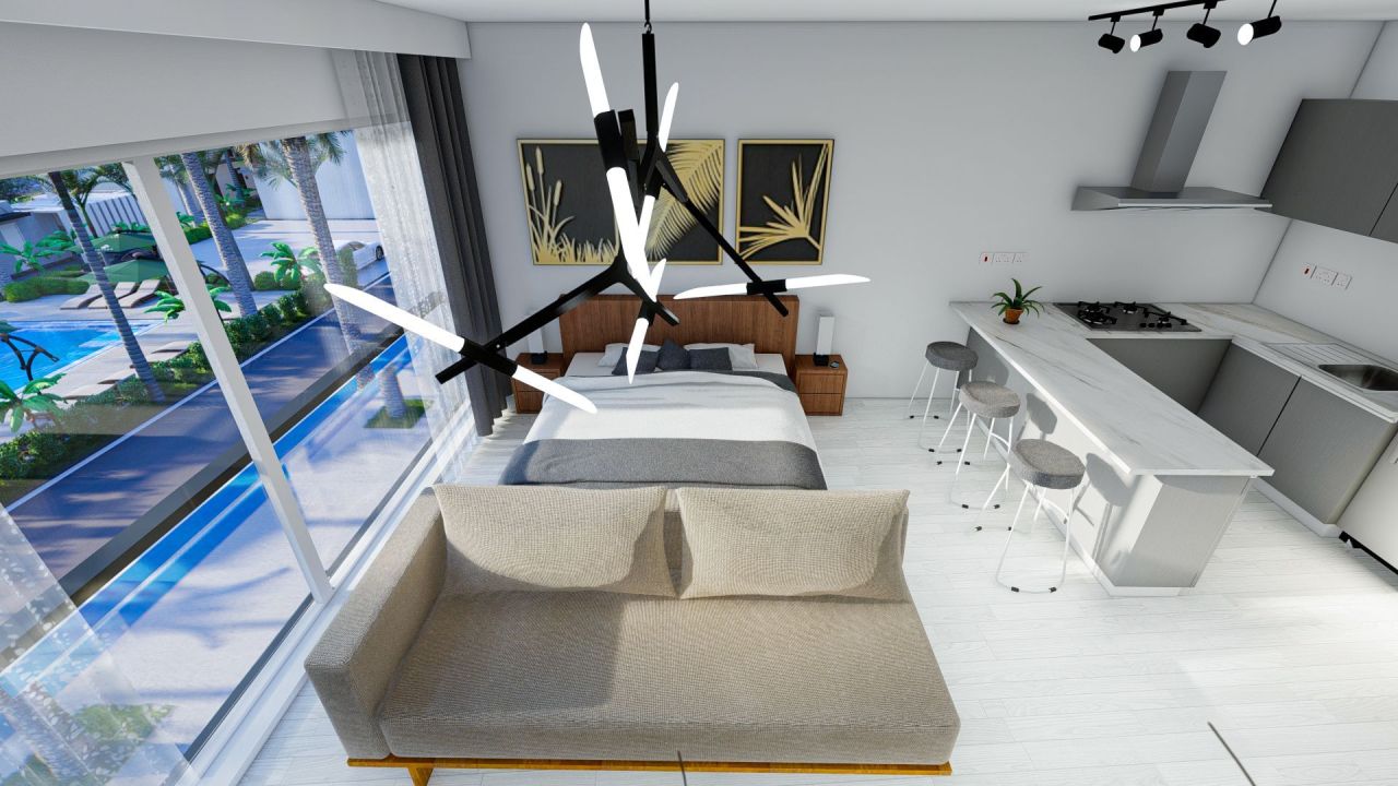 Апартаменты в Фамагусте, Кипр, 38 м² - фото 7