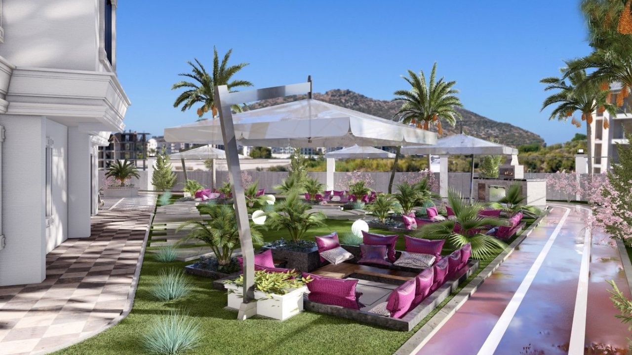 Квартира в Газипаше, Турция, 47 м² - фото 9