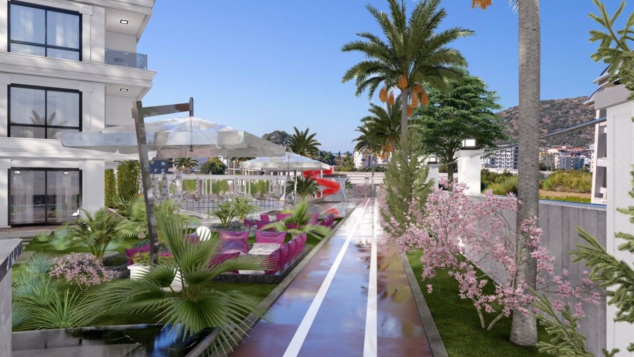 Квартира в Газипаше, Турция, 47 м² - фото 11