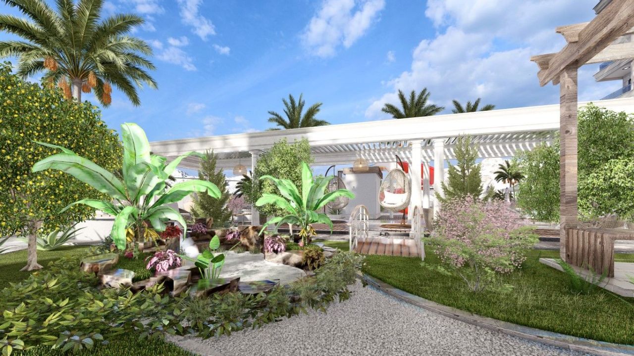 Квартира в Газипаше, Турция, 47 м² - фото 16