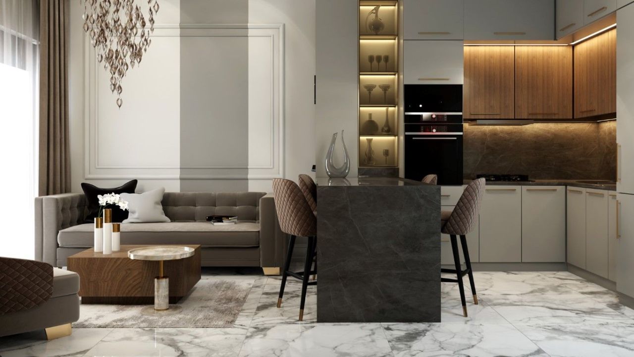 Квартира в Газипаше, Турция, 47 м² - фото 18