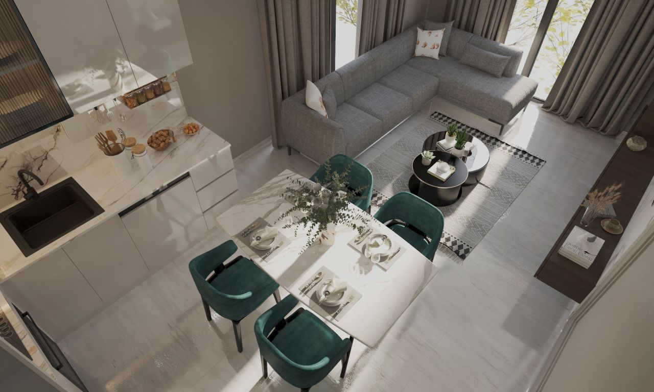 Квартира в Алании, Турция, 60 м² - фото 11