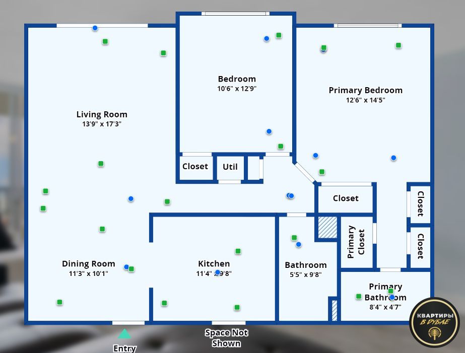 Квартира в Майами, США, 98 м² - фото 13