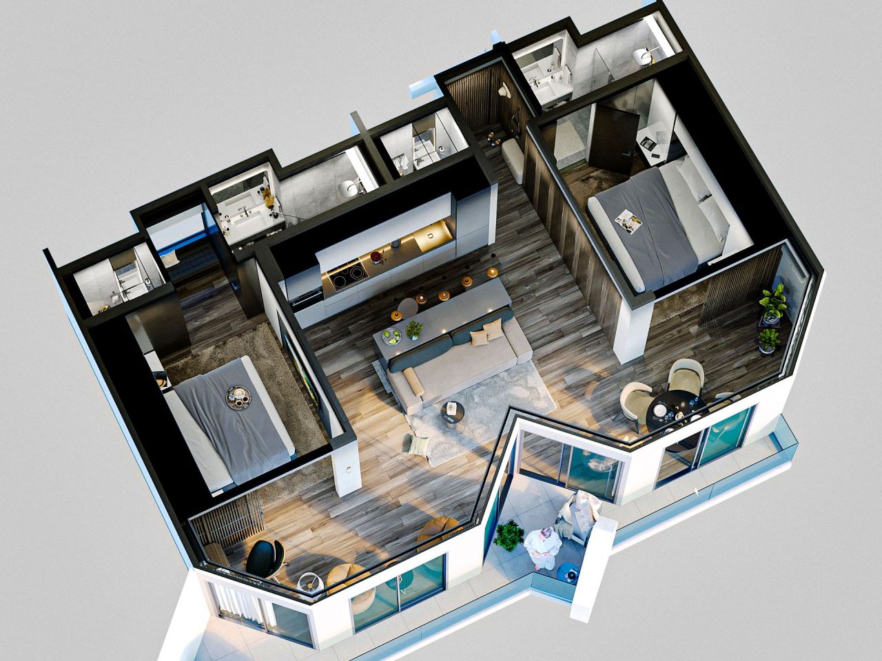 Апартаменты на Пхукете, Таиланд, 74 м² - фото 7