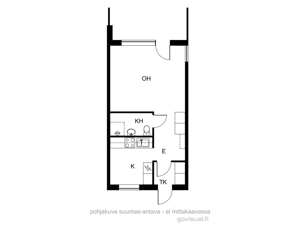Таунхаус в Куопио, Финляндия, 35 м² - фото 2