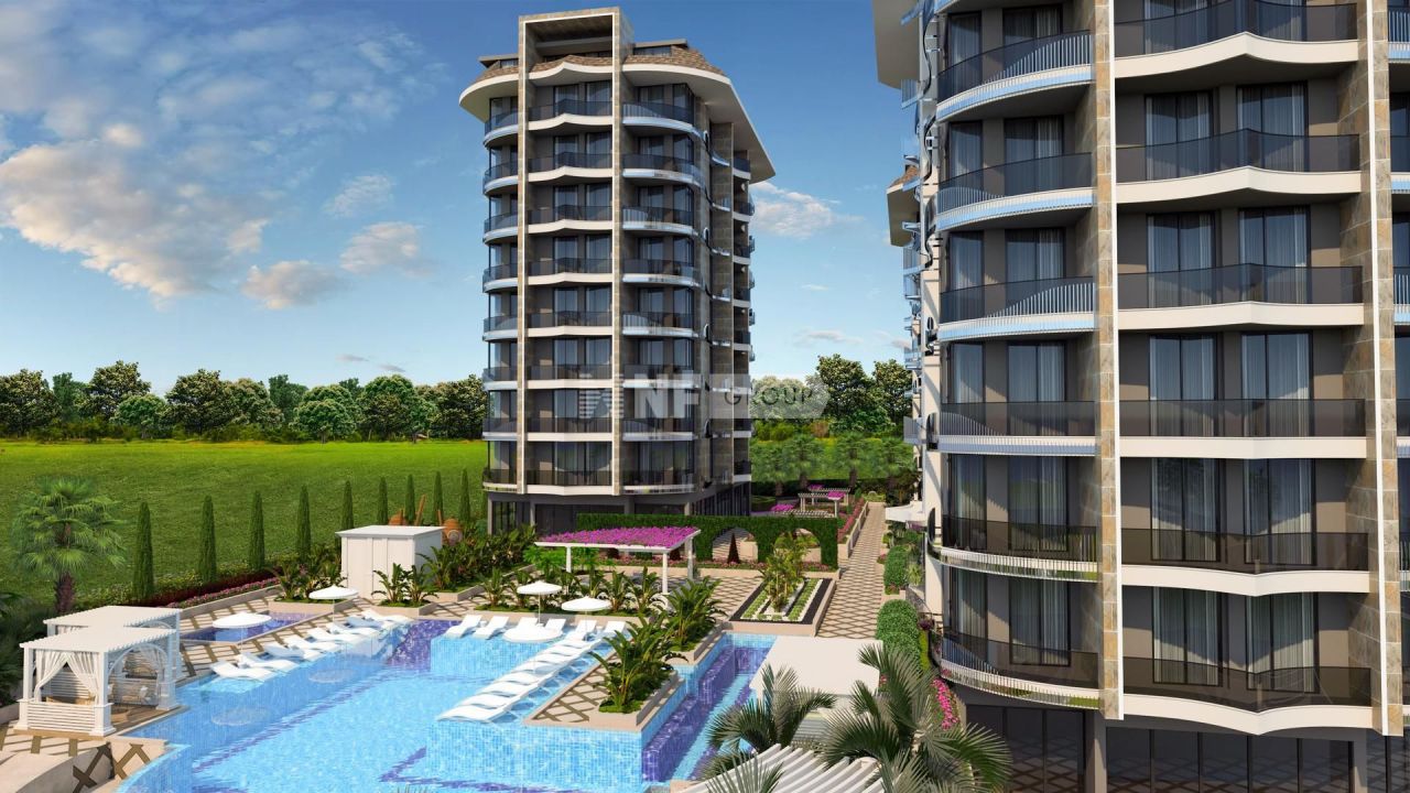 Квартира в Алании, Турция, 54 м² - фото 5