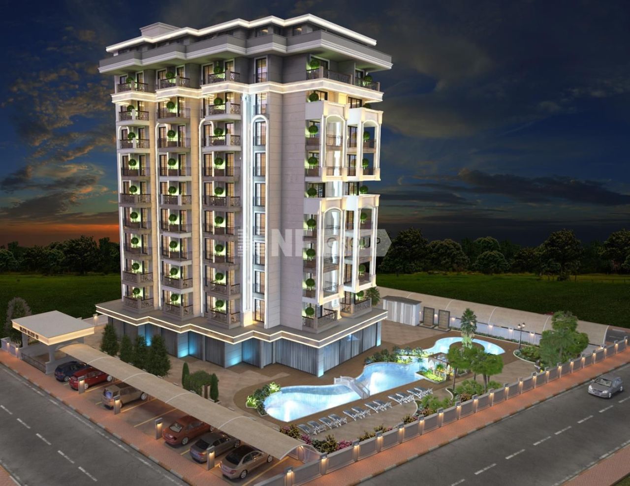 Квартира в Алании, Турция, 53 м² - фото 9