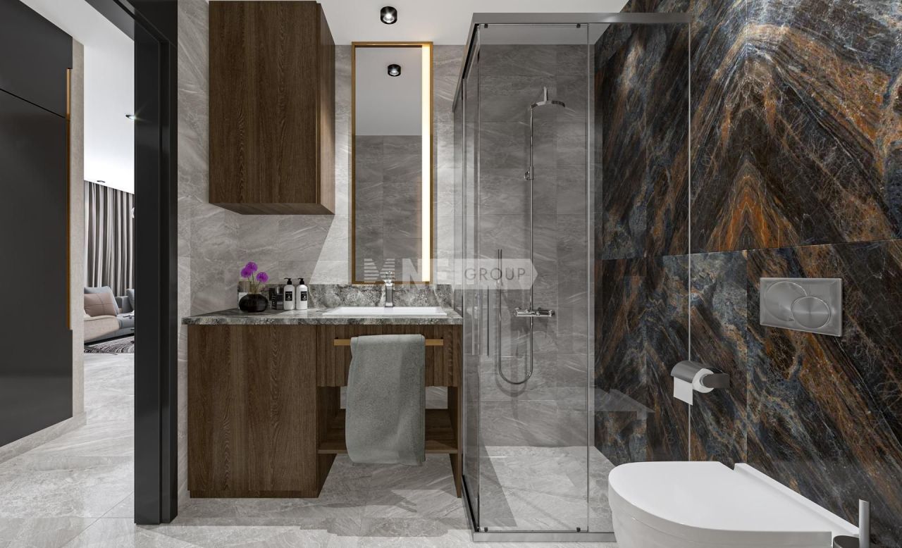 Квартира в Алании, Турция, 58 м² - фото 9